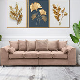 DYLAN 4 Seater Jumbo Cord Fabric Sofa